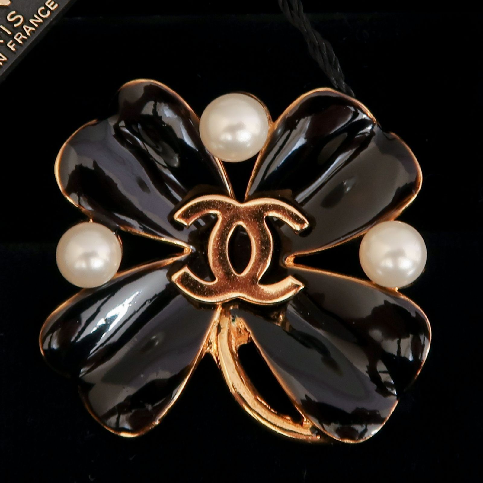 ヴィンテージ】 シャネル ブローチ ココマーク クローバーモチーフ