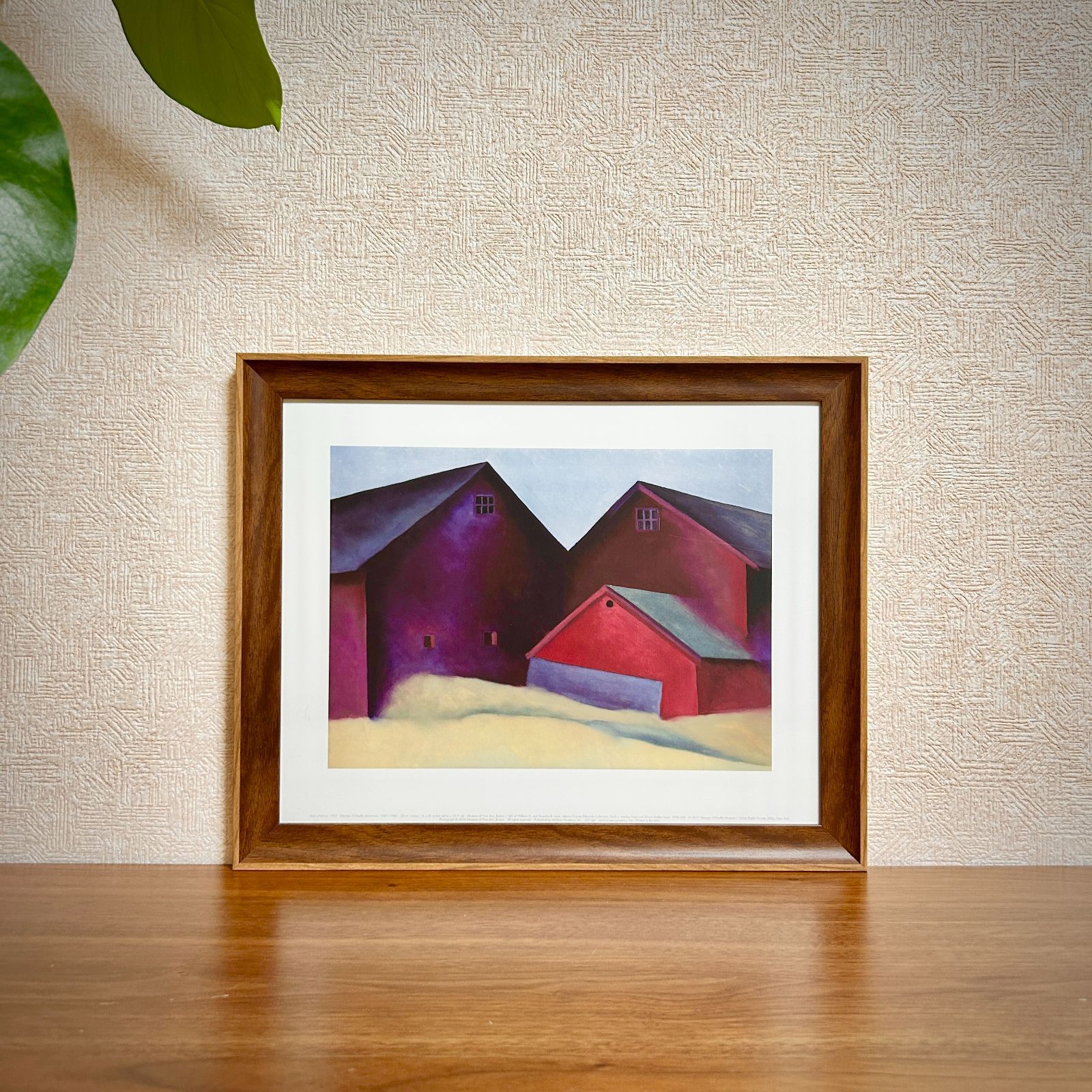 専用 ia O'Keeffe アートポスター フレーム付き2点 専用 ia O'Keeffe