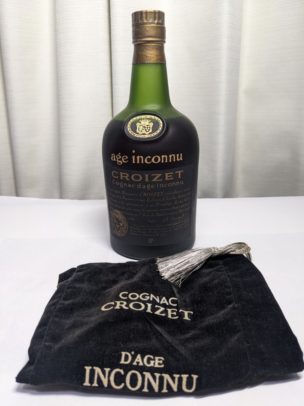 古酒 未開栓 CROIZET クロアーゼ age inconnu アージュ アンコニュ 1円