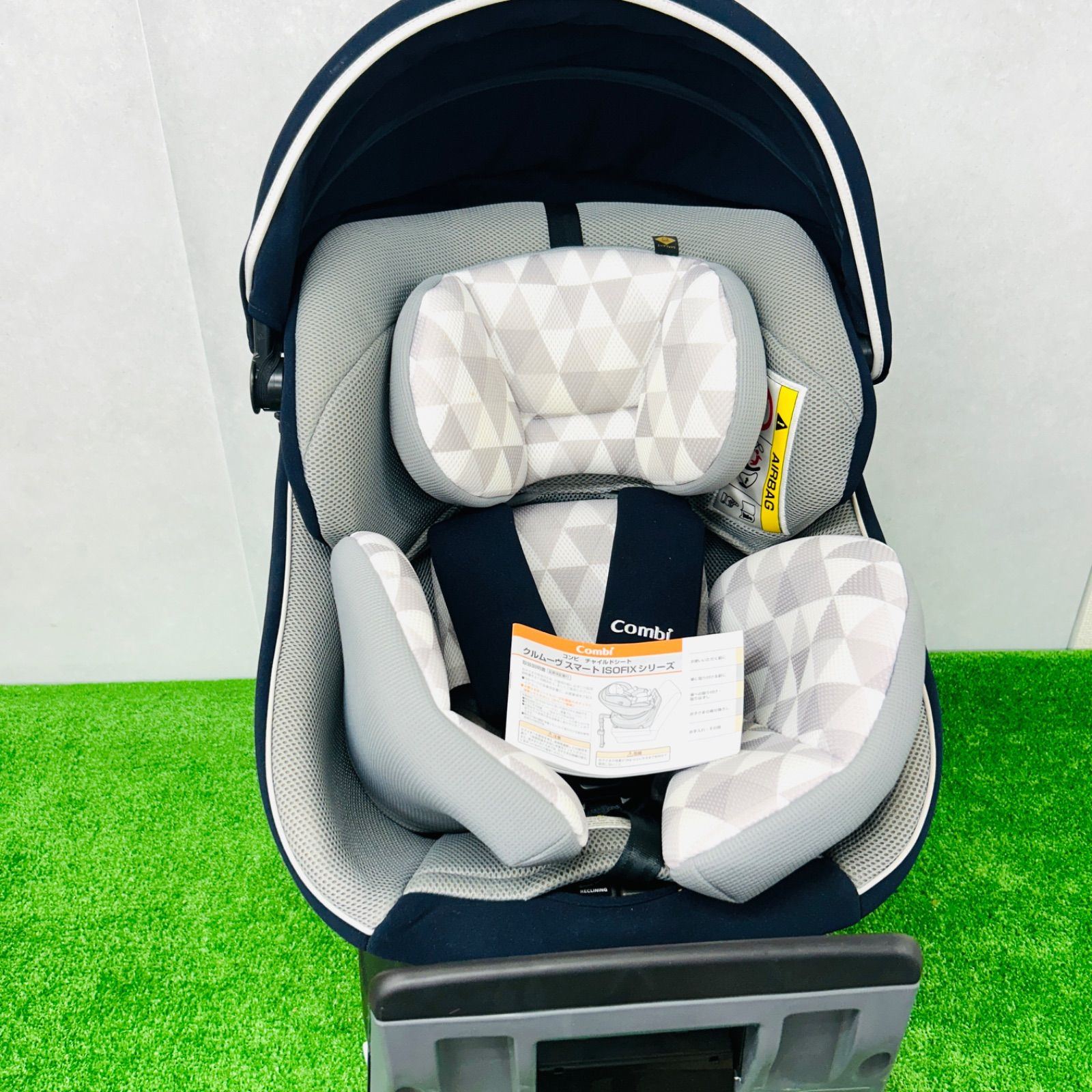 ネイビー】Combi コンビクルムーヴスマート isofix エッグショック