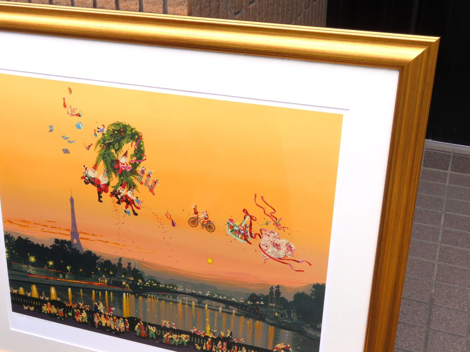 ヒロ・ヤマガタ】 ラブレター シルクスクリーン 山形博導 大判：額装