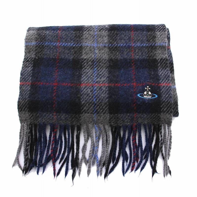 ヴィヴィアンウエストウッド Vivienne Westwood チェック マフラー