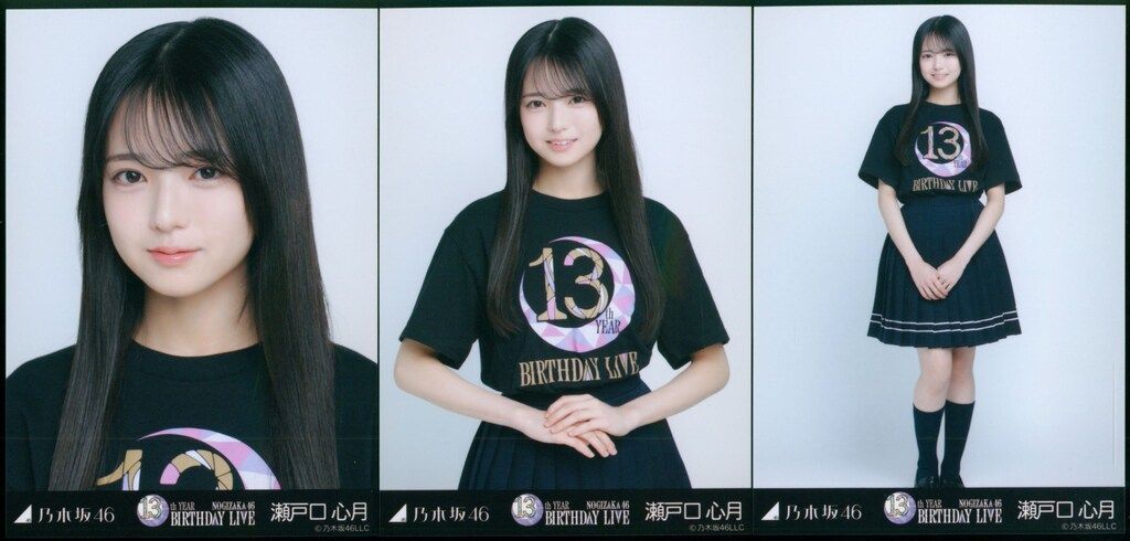 最終値下げ】乃木坂46 瀬戸口心月 直筆サイン入りチェキ＆Tシャツ 乃木