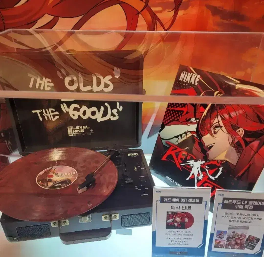 勝利の女神：NIKKE(ニケ) レッドフード LP プレーヤー セット ラピ