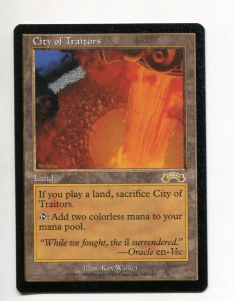 裏切り者の都 土地カード マジック：ザ・ギャザリング MTG エクソダス