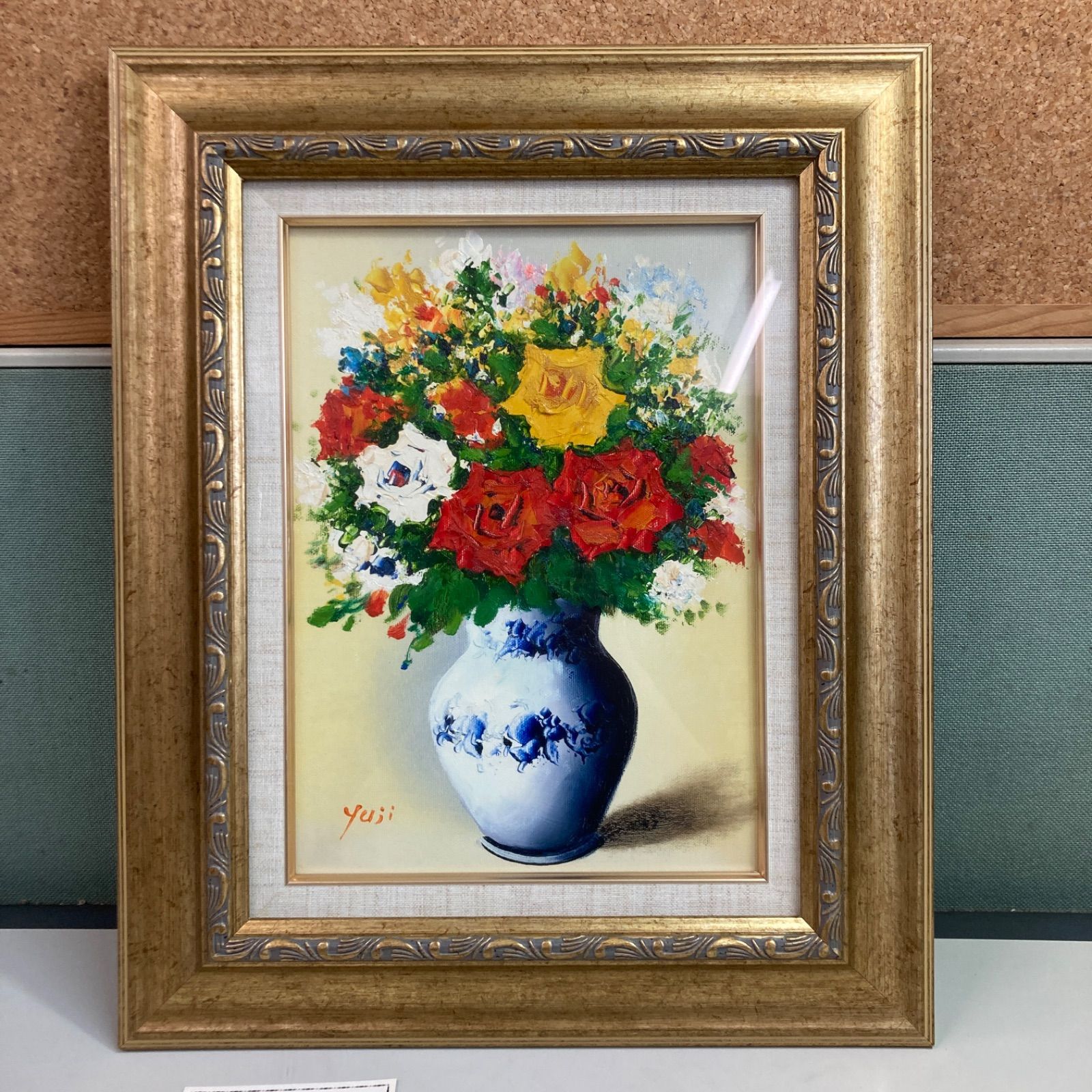 花瓶に生けられた花 油彩画 送料無料】絵画：ポール・セザンヌ