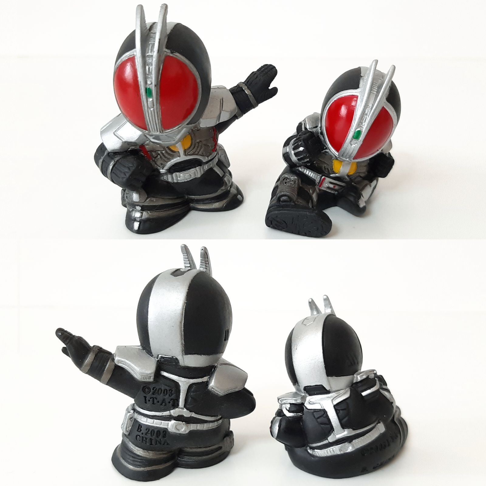 仮面ライダーキッズ ソフビコレクション 指人形 ミニフィギュア - メルカリ