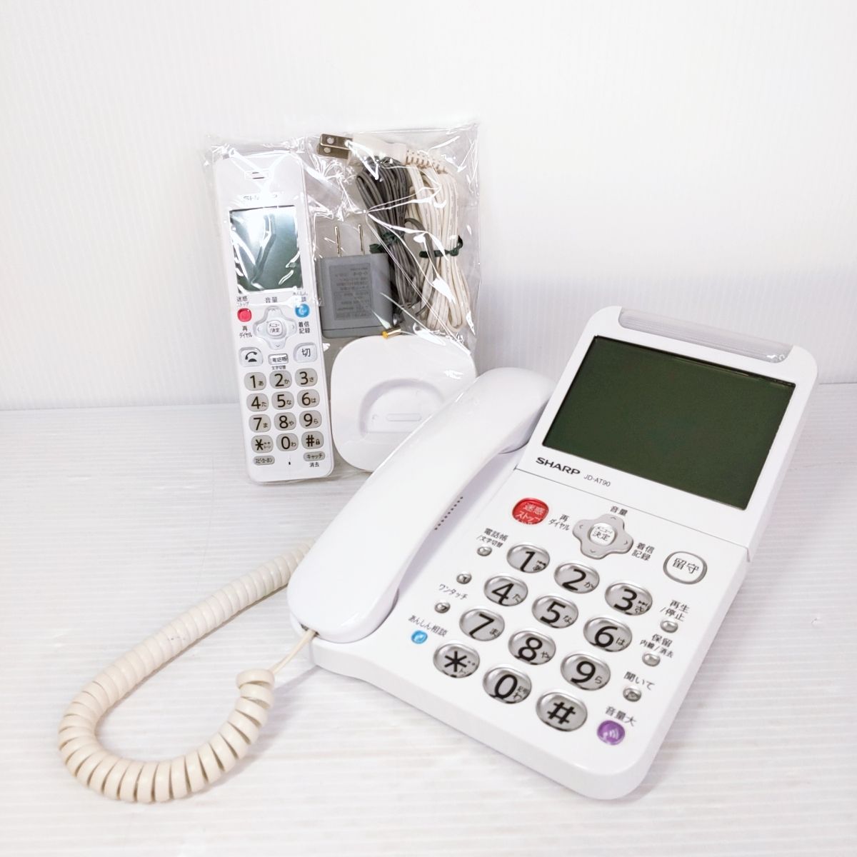 WS805(W) サクサ SAXA PLATIAⅡ コードレス電話機 DPY0014 □【☆特価