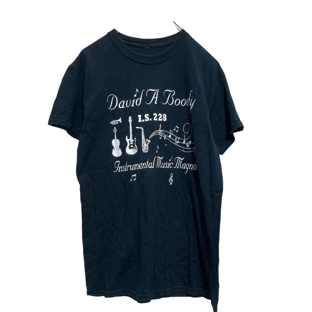 半袖 プリントTシャツ M ブラック 楽器 古着卸 アメリカ仕入 a703-5586