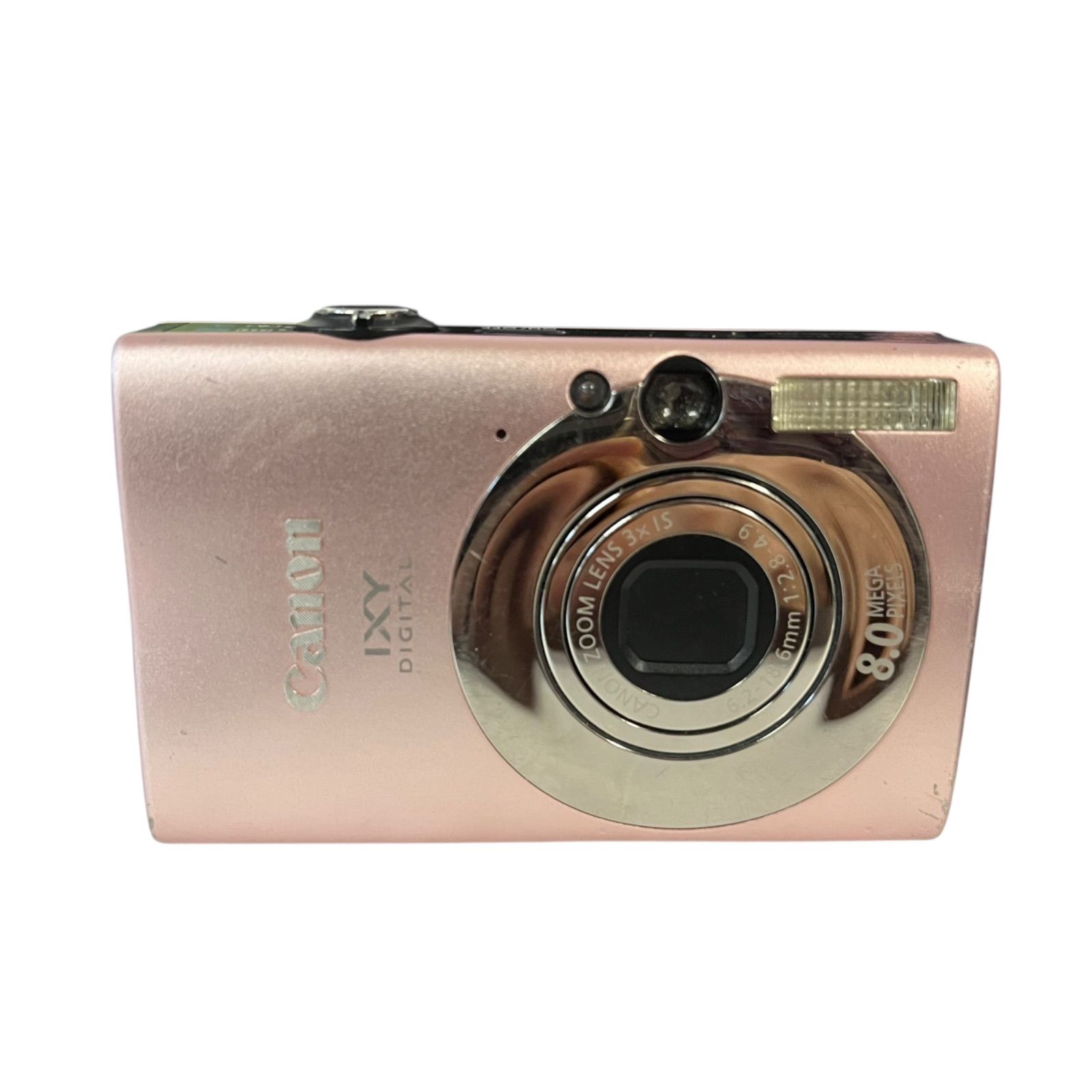 管31190】動作未確認☆CANON キヤノン IXY DIGITAL 201S ピンク 6.2