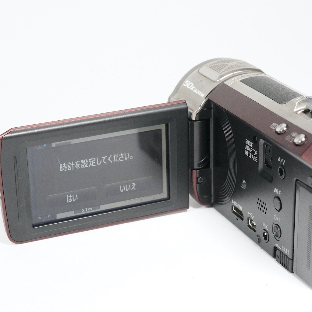 Panasonic パナソニック HC-V620M 最高 ブラウン 動作OK 返金保証/1783