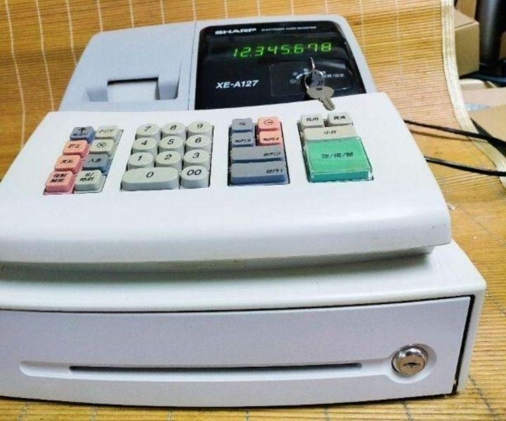 シャープ XE-A127-H 電子レジスタ シャープ XE-A127-H 電子レジスタ