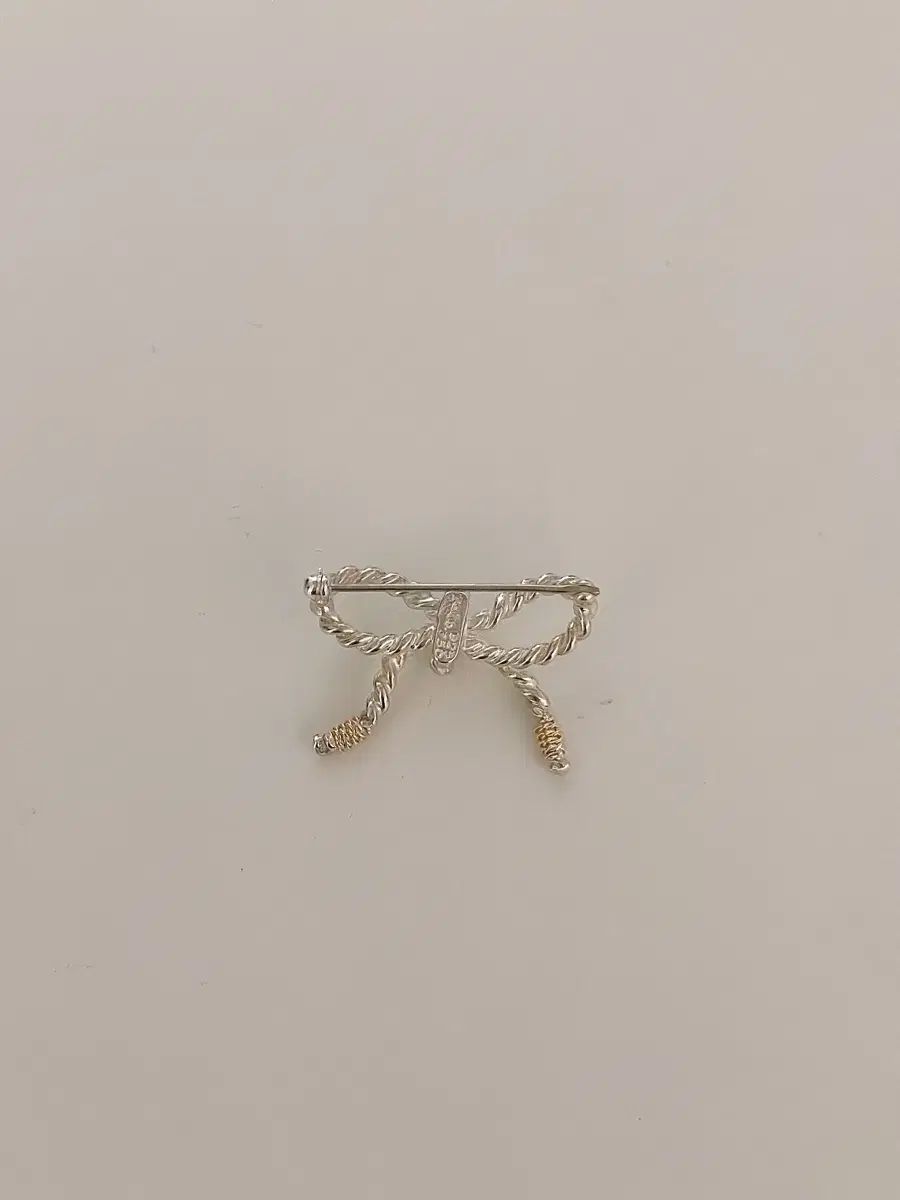 希少 ティファニー ブローチ リボン リボンモチーフ ノット シルバー