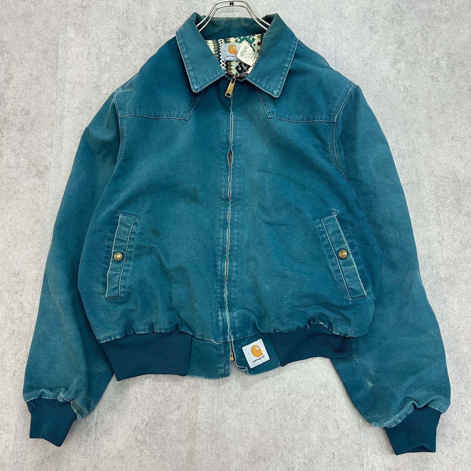 激レアデザイン 90s USA製 JS1155 Carhartt カーハート 無地 ワン