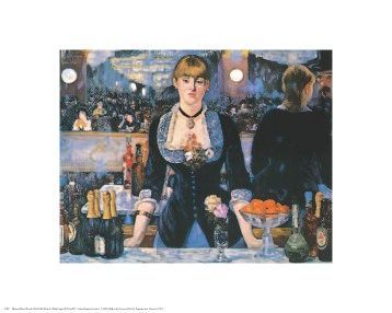 額装品/フォリー＝ベルジェール劇場のバー/エドゥアールマネ/ポスター