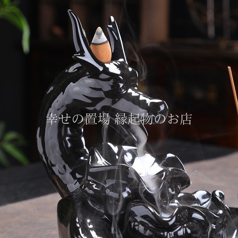 希少 干支香合 陶器製 茶道具 龍 ドラゴンインテリア 置物 希少 干支