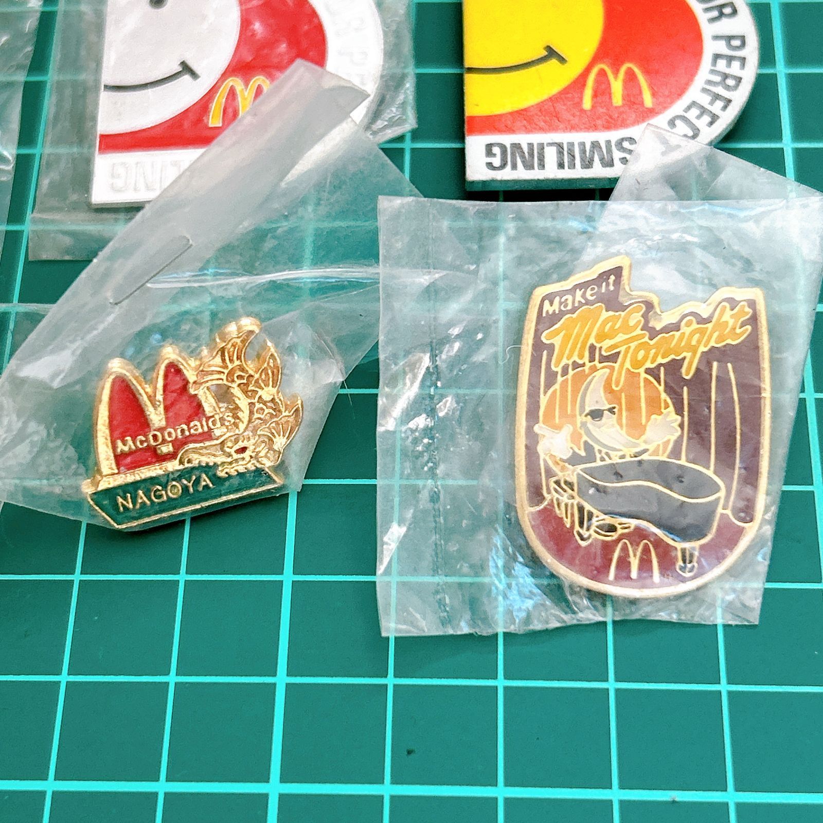 未使用 マクドナルド 非売品 ピンバッジ 4個セット m1 m3 m5 m10 2025