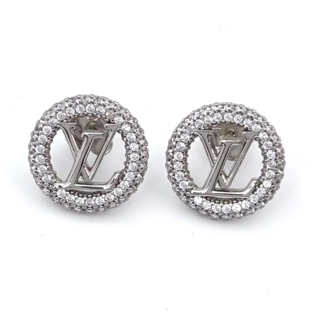 未使用級】〇3287 Louis Vuitton ルイ・ヴィトン シルバー ピアス