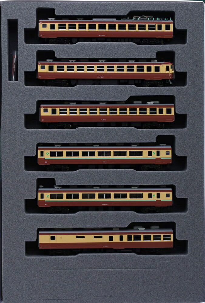 475系 急行「立山 ゆのくに」 6両増結セット 【KATO・10-1635】 「鉄道