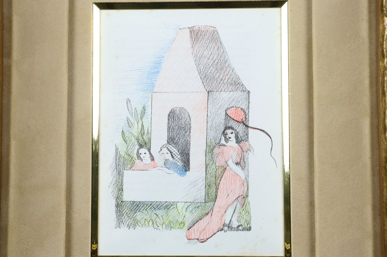 売れ筋 マリー・ローランサン 「園遊会」 リトグラフ 限定1200部 楾 D70-QU