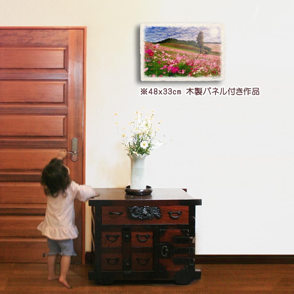 油絵【桜タンスオーダーページ】 油絵【桜タンスオーダーページ】 木