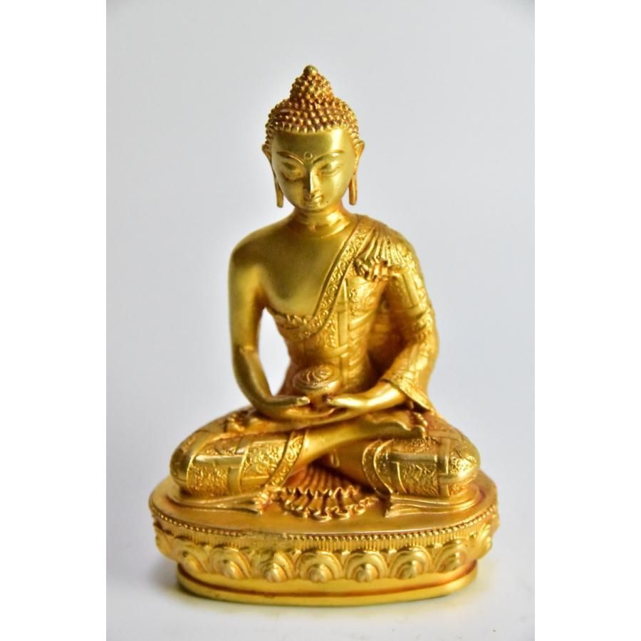 オールドチベット仏教 銅製『釈迦牟尼仏 阿弥陀仏』仏像 お守り仏像