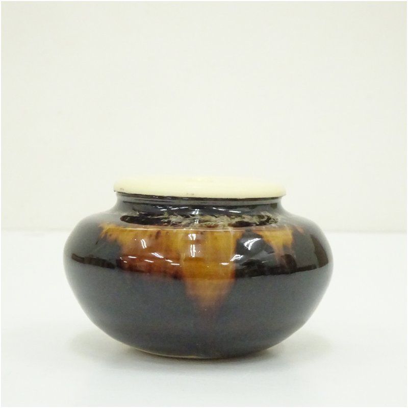 茶道具 桶谷定一 大海茶入 共箱 京焼 瀬戸