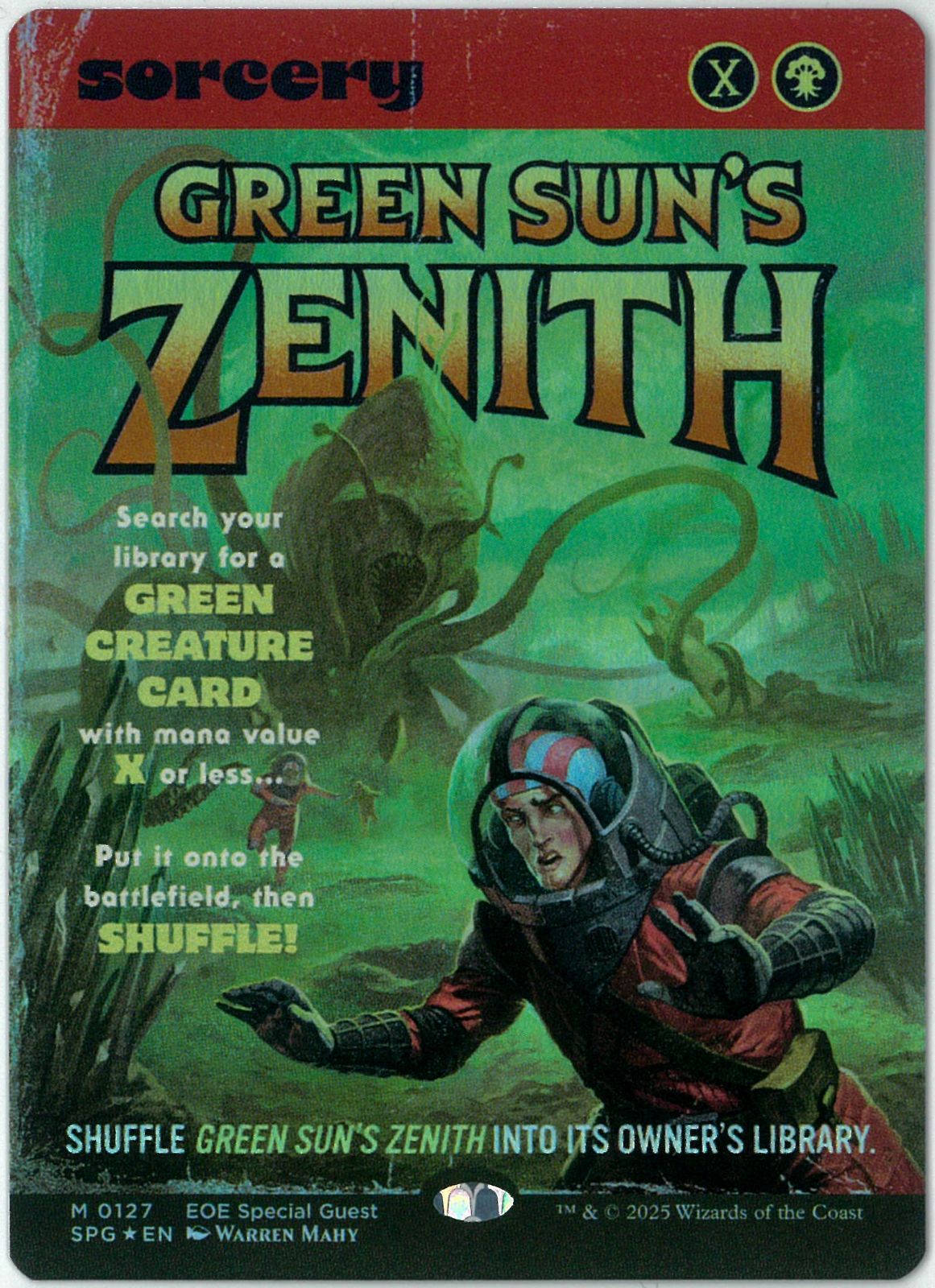 mtg 緑の太陽の頂点 foil Foil】《緑の太陽の頂点/Green Sun's Zenith