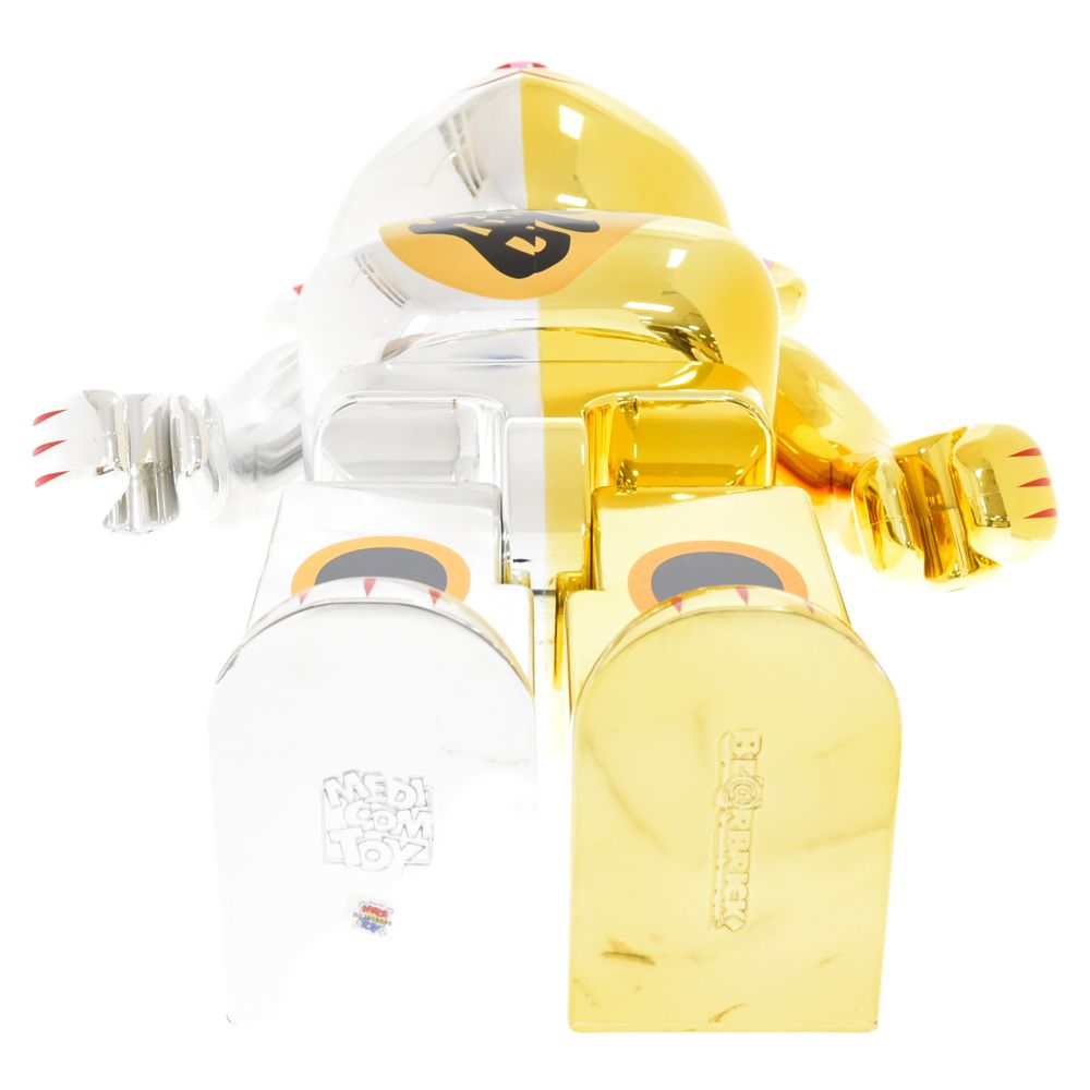 BE@RBRICK BE@RBRICK 招き猫 開運 銀×千万両 金 1000％ 招き猫 開運