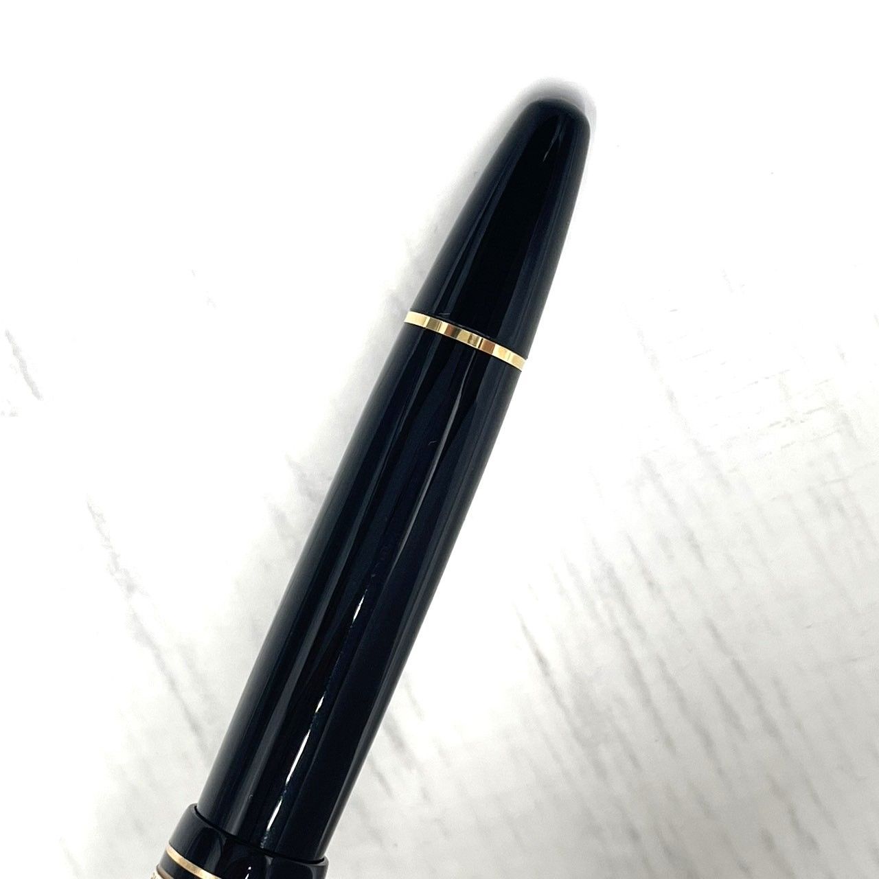 未使用 プラチナ ポケット 18K 細軟 バイカラー白 万年筆 60年代製造 A