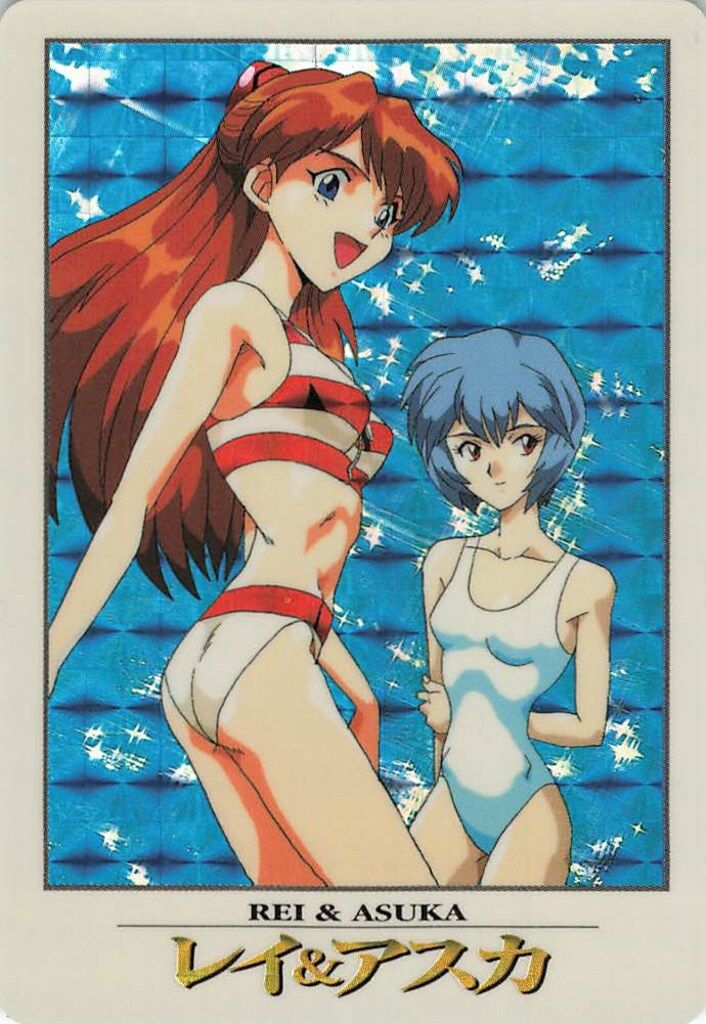 激レア】PSA10 鑑定済み エヴァンゲリオン アスカ レイ マリ 水着 カード