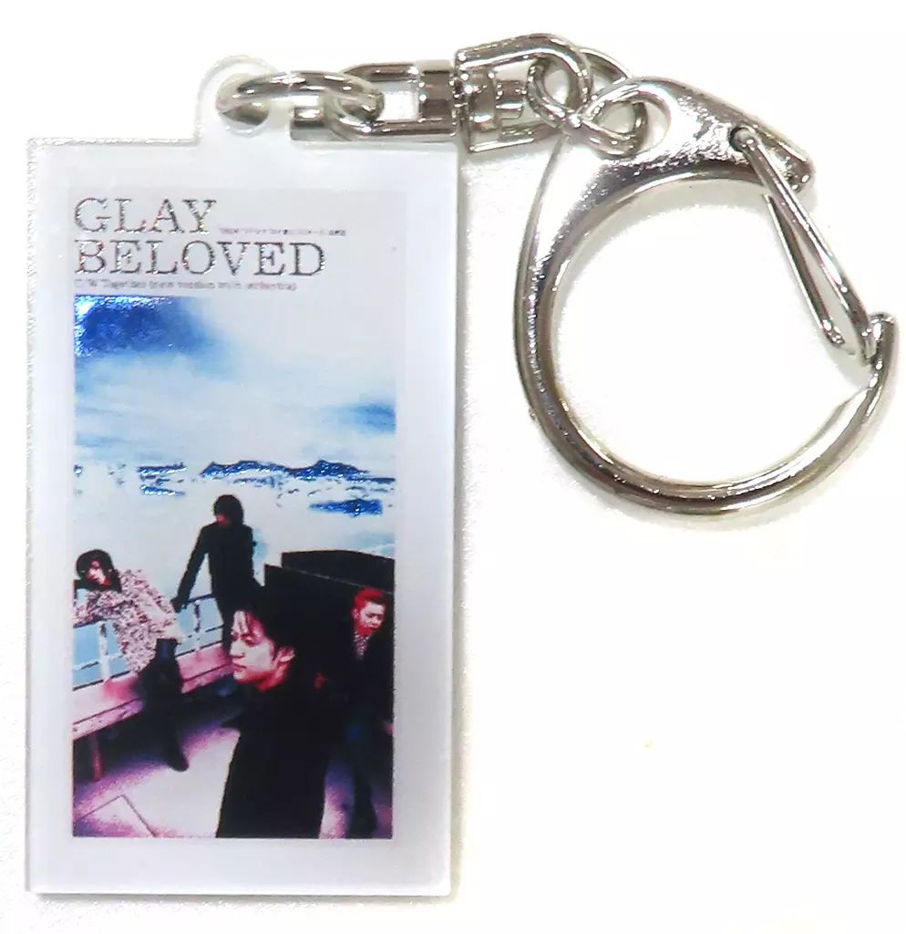 中古】キーホルダー GLAY シングルジャケットキーホルダー(BELOVED