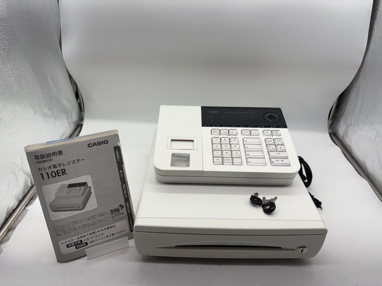 CASIOレジスターSE-G2 中古品 CASIO カシオ レジスター SE-G2-WE 中古