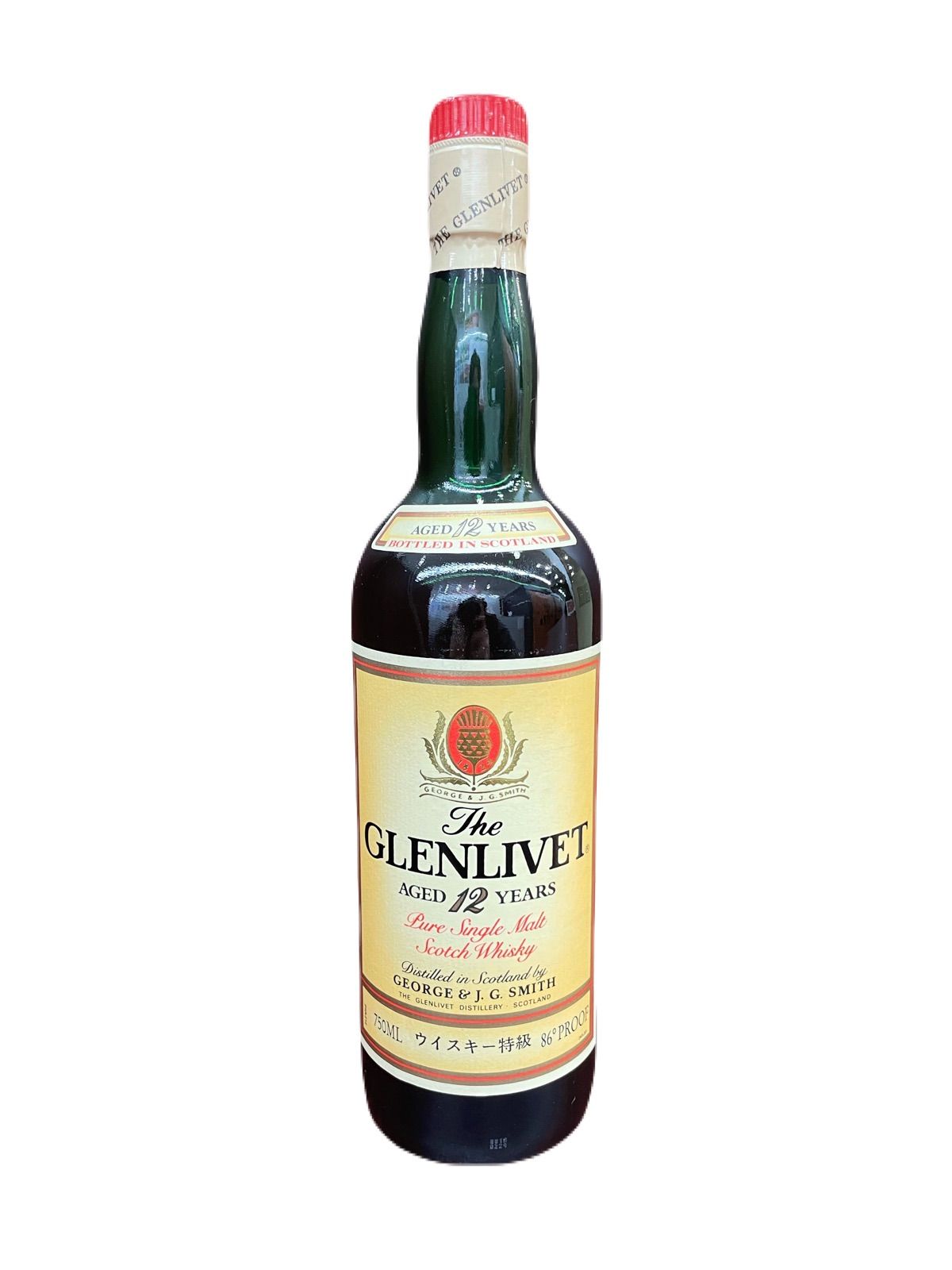 ザ・グレンリベット12年700mlウイスキー特級箱付き旧ボトル グレン