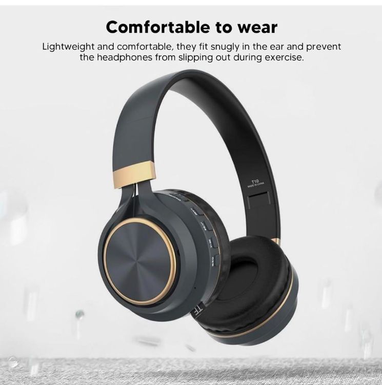 在庫処分】ワイヤレスヘッドホン ブラック Bluetooth 黒 ゴールド 高