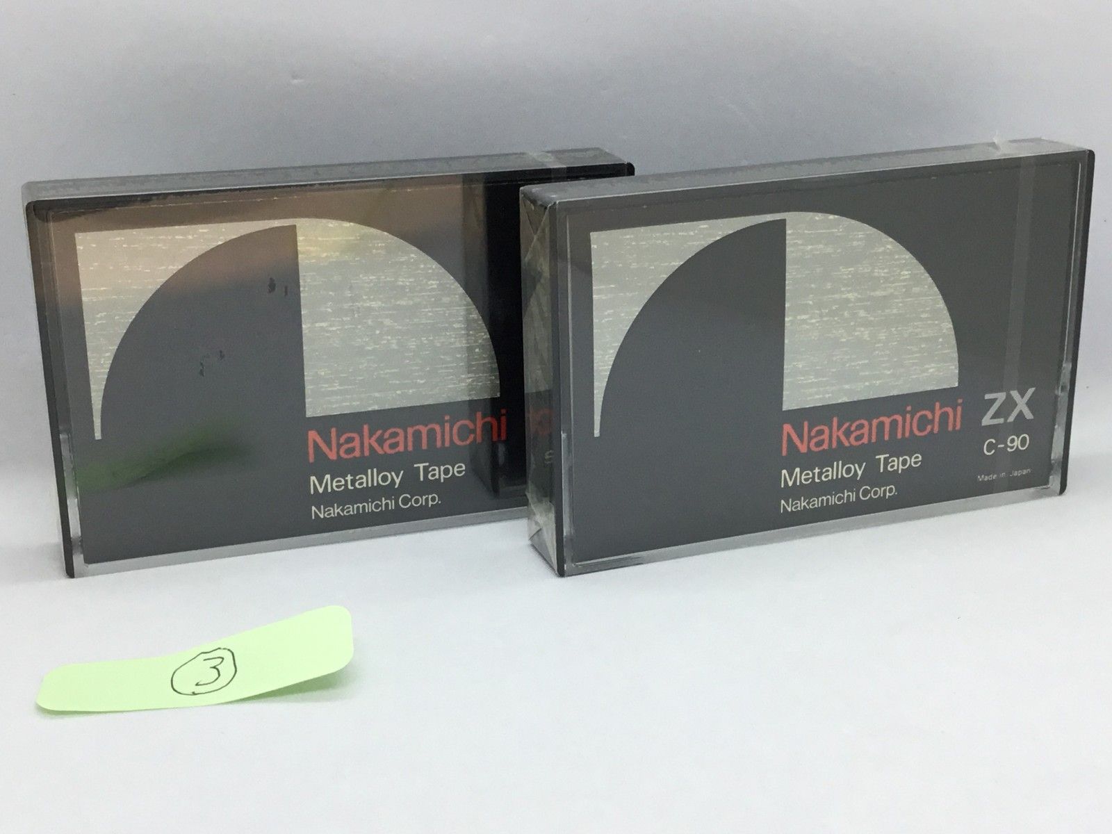 ③☆ 未開封 2点セット ◇ Nakamichi 販売 ZX C-90 lloy Tape (カセット