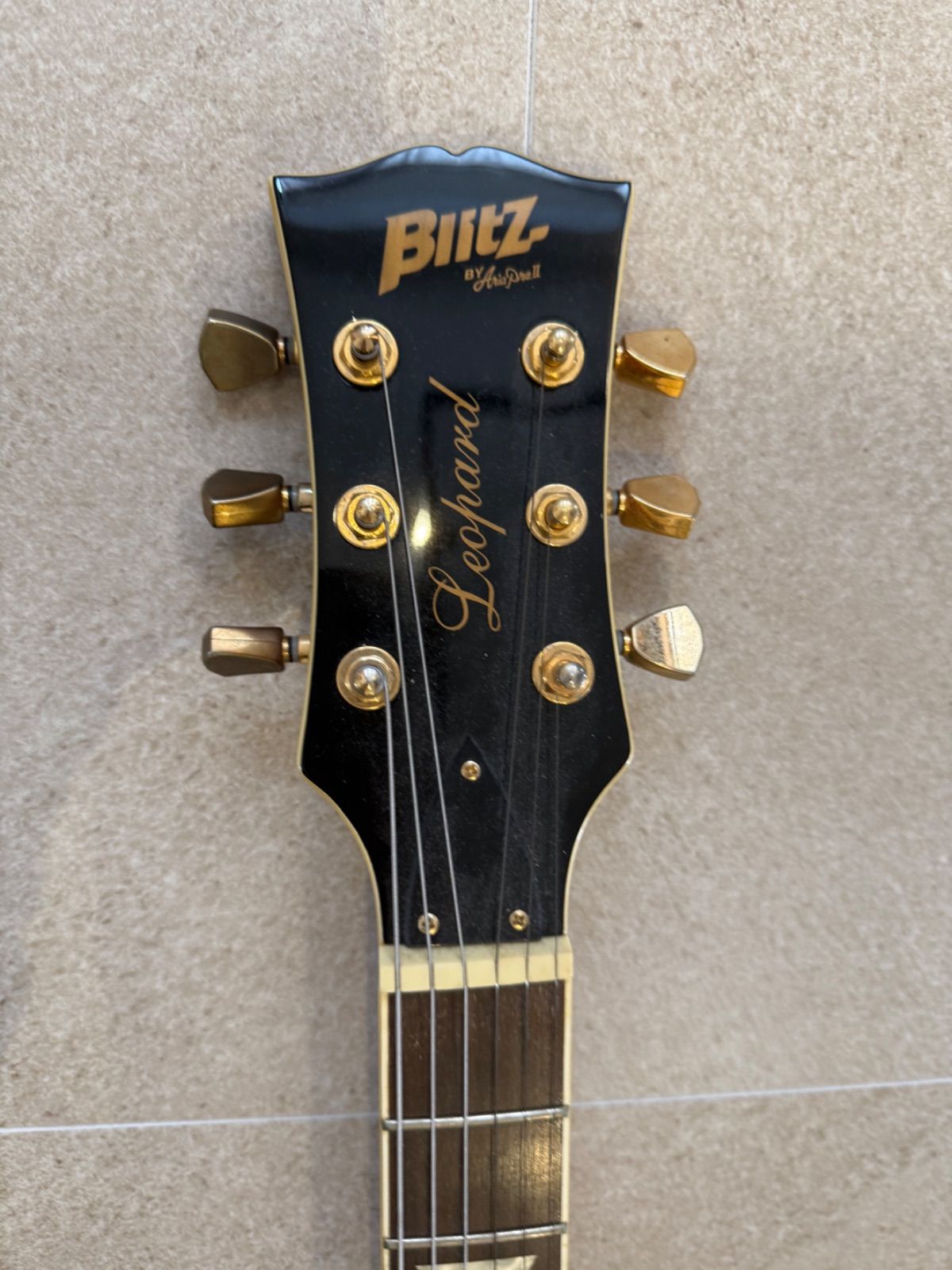 Blitz by Aria Pro II オンライン Leopard レスポールタイプ エレキ