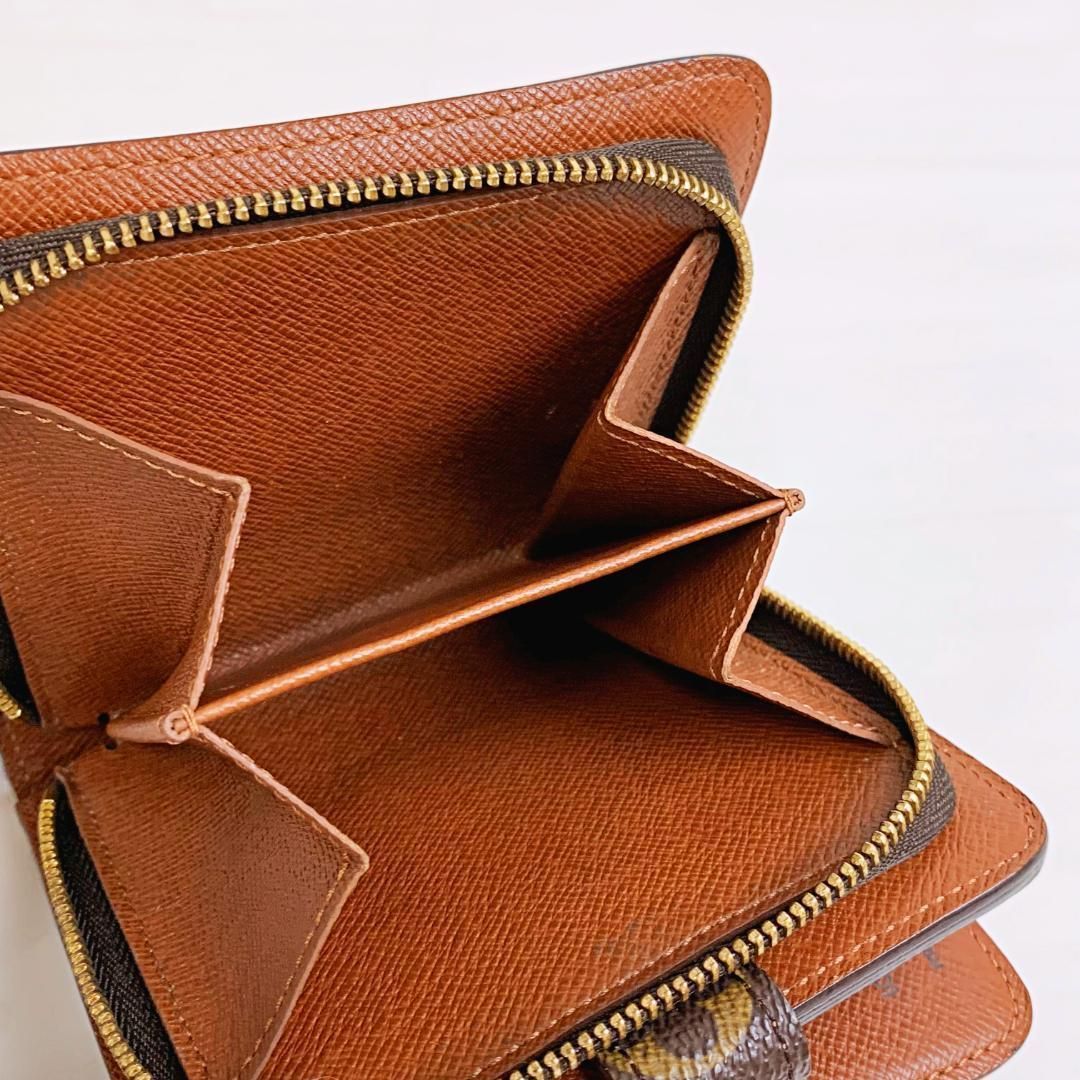ルイヴィトン 財布2つ折り ファスナー Louis Vuittonのモノグラム折り