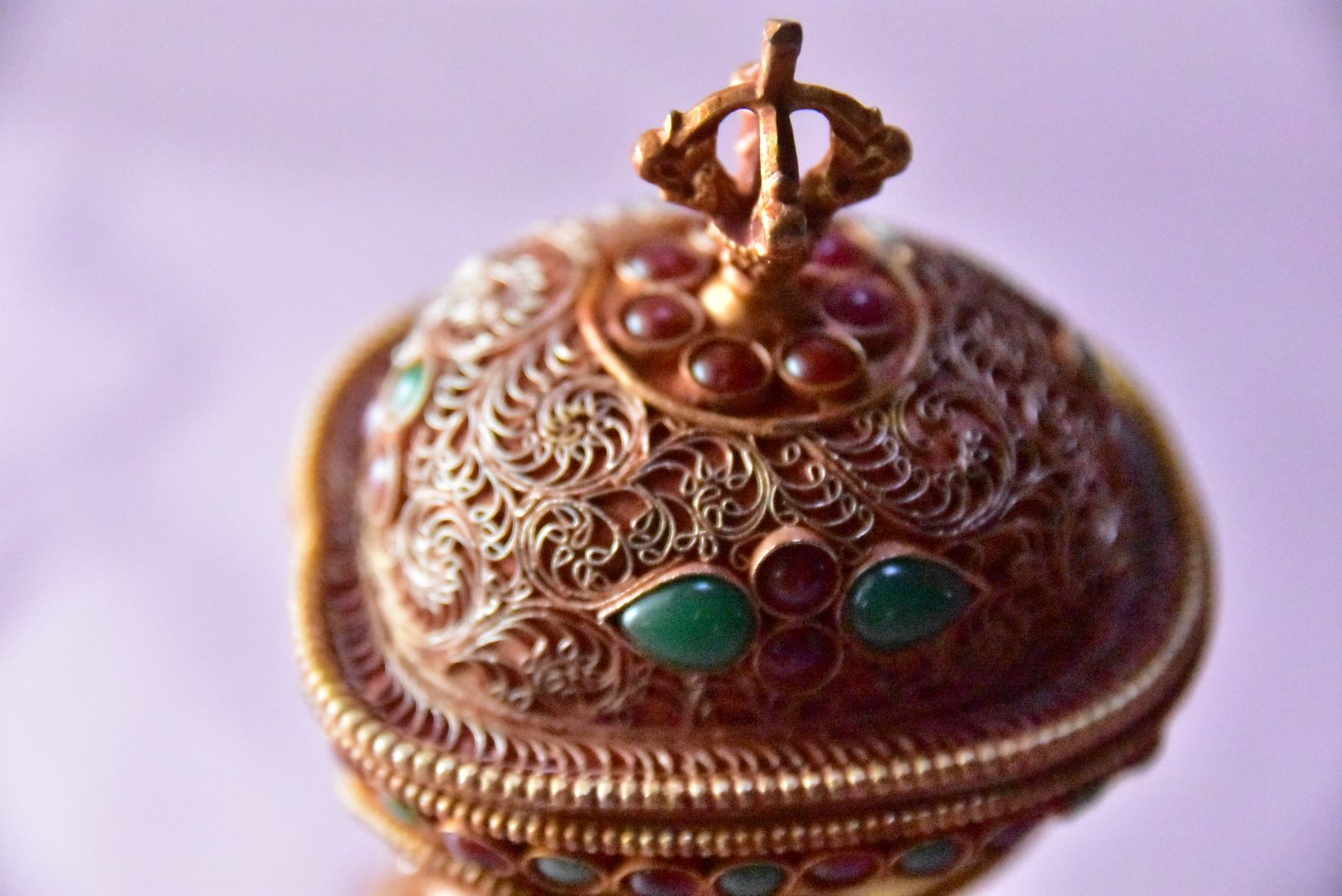 カパーラ チベット仏教 密教法具 鍍金 ホワイトメタル ハンドメイド