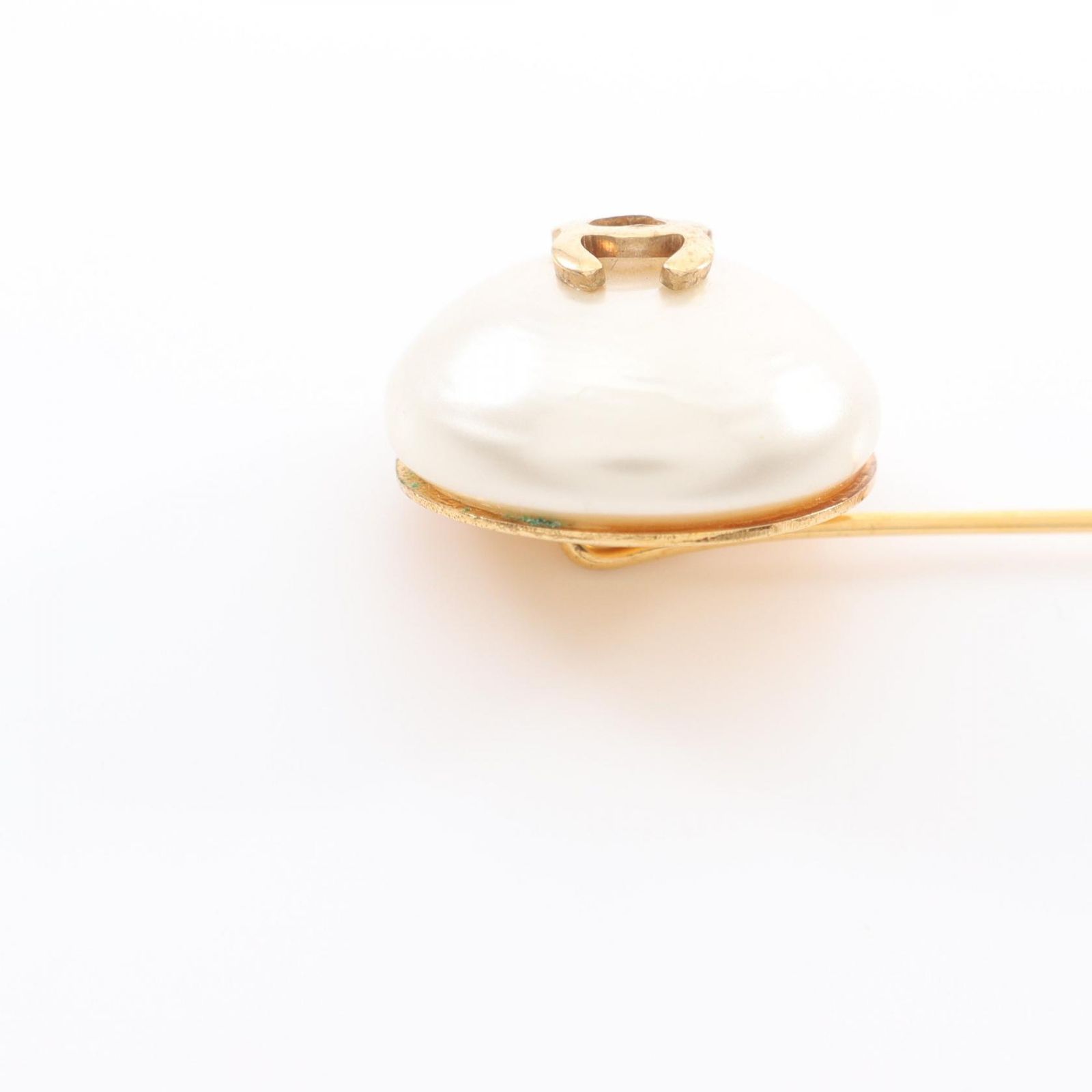 シャネル CHANEL ブローチ ココマーク GP（ゴールドメッキ） パール