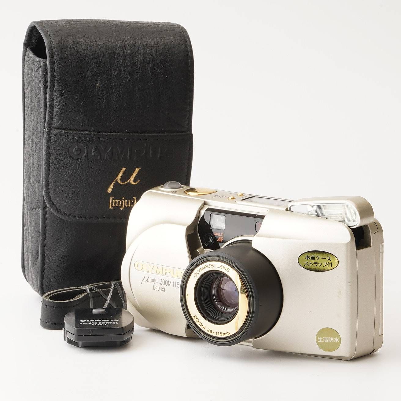 オリンパス Olympus μ mju ミュー Zoom 115 Deluxe ⁄ 38-115mm OLYMPUS