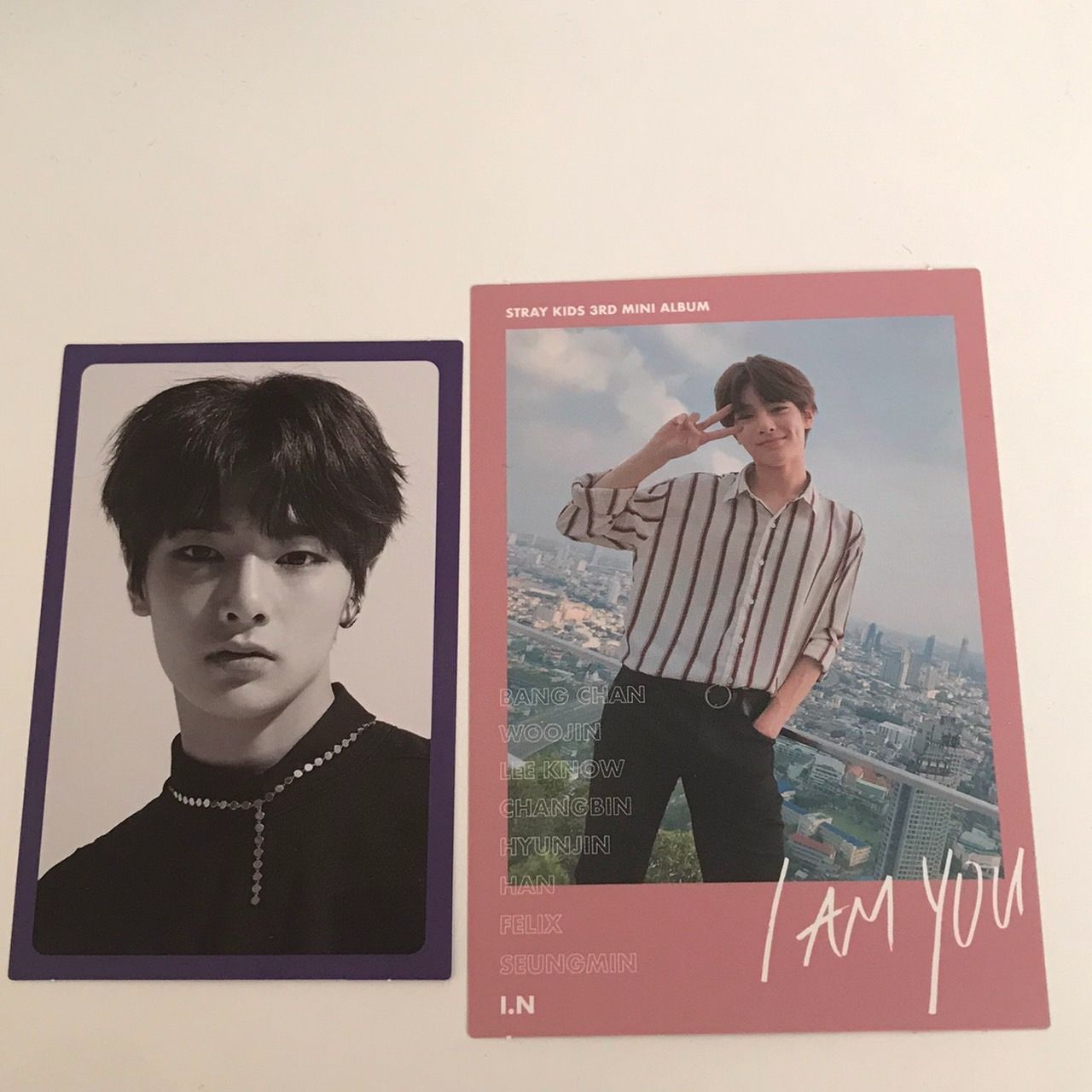 straykids トレカ I am you 紫枠 限定盤 ハン 26 I am you 紫枠 限定盤