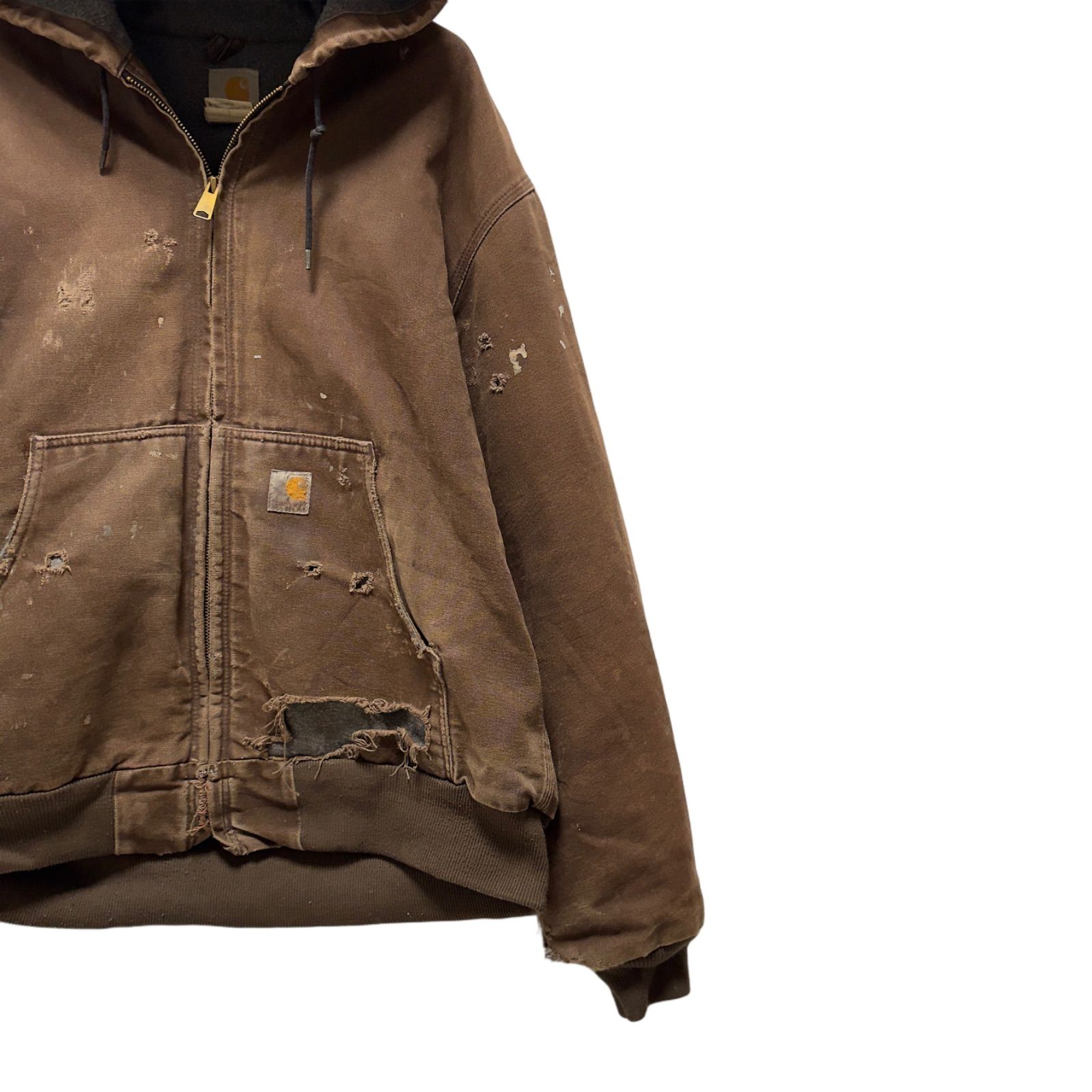カーハート アクティブジャケット ブラウン フェード サイズ感