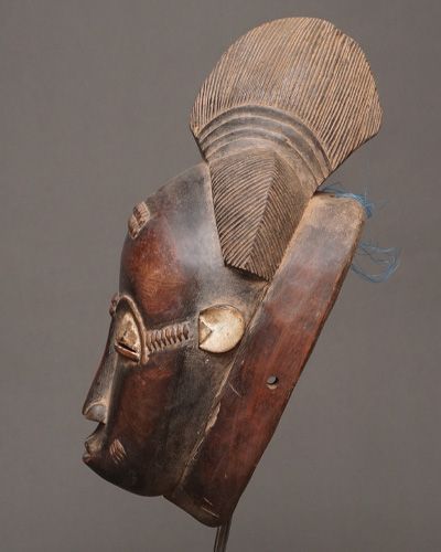 バウレ族 プレプレ パスポートマスク バウレ族プレプレ仮面 52cm