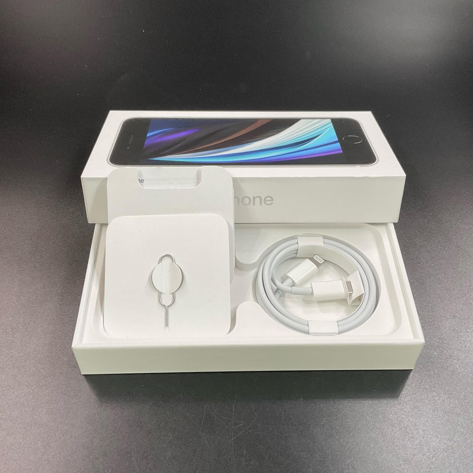 Apple 工場 iPhone SE（第2世代） 64GB ホワイト au 白ロム 動作確認済