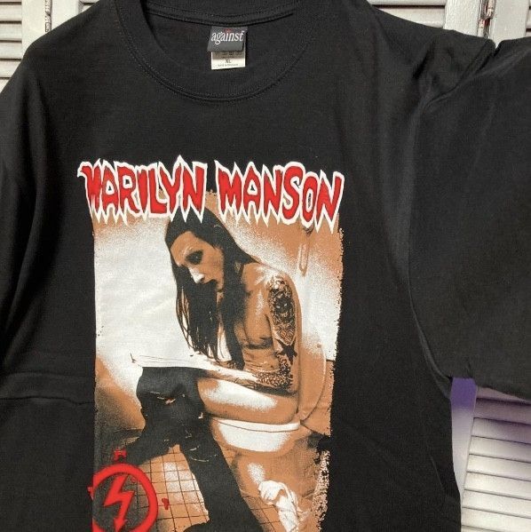 ⭐︎ マリリンマンソン MARILYN MANSON トイレ Tシャツ tee ティー