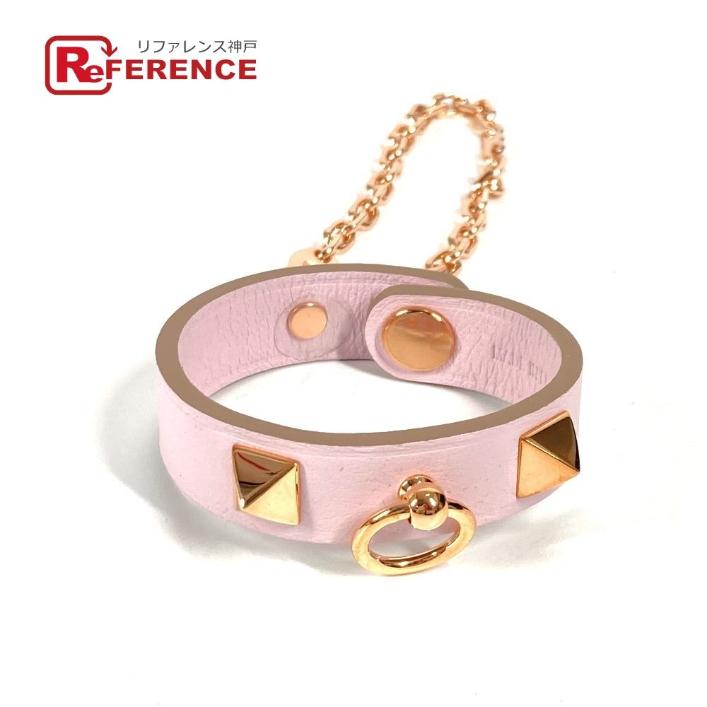 エルメス グローブホルダー 手袋ホルダー チャーム ピンク 未使用品