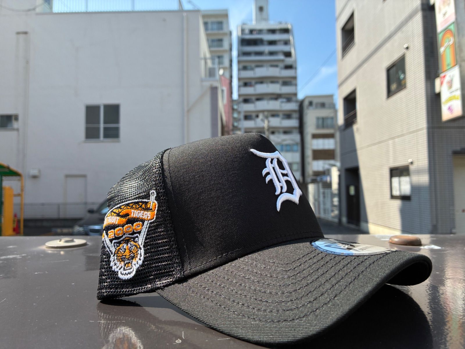 ニューエラ デトロイトタイガース 9forty A-FRAME ブラックカラー