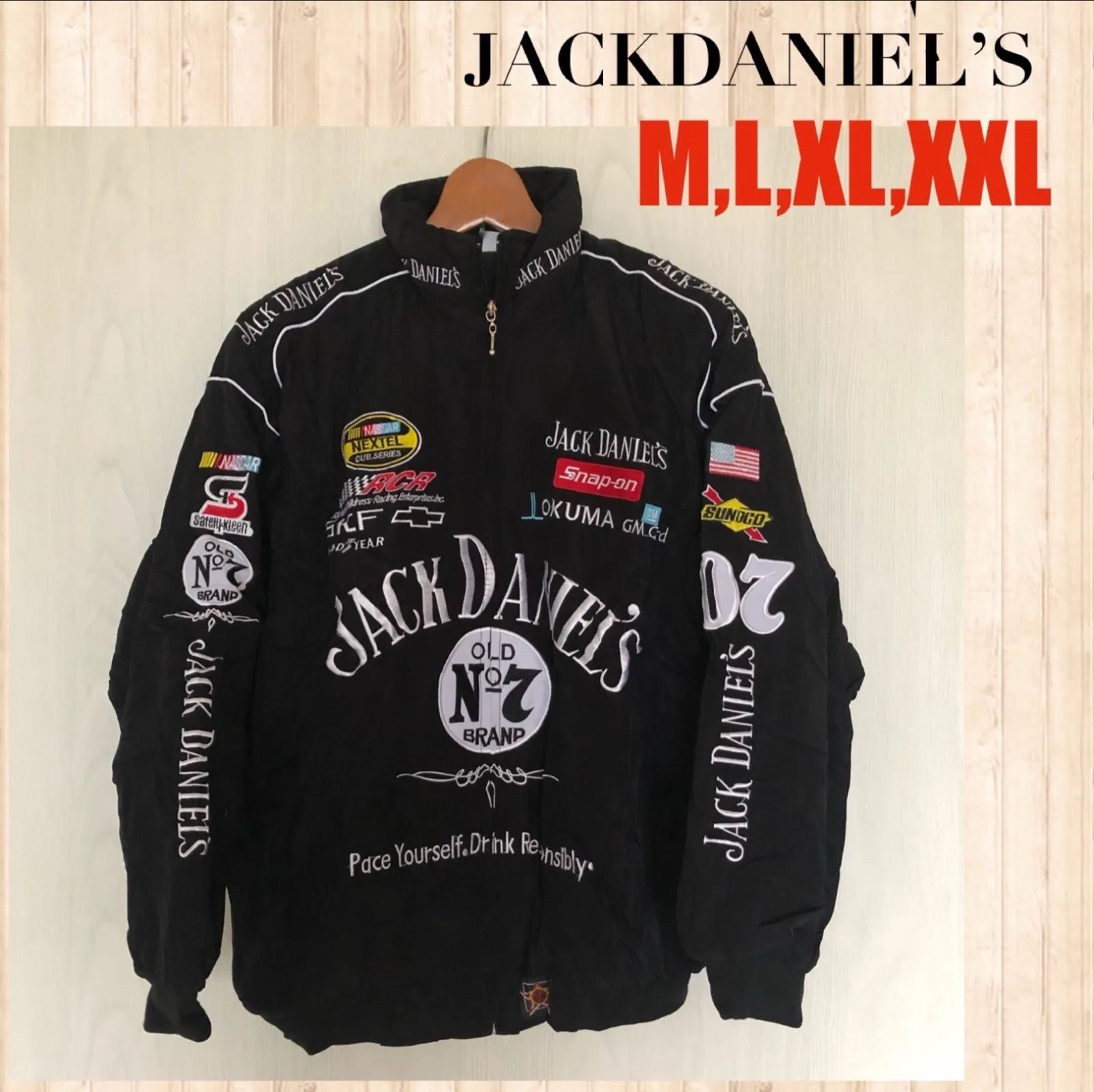 ジャンパー M.L.XL.XXL ジャックダニエル JACK DANIEL'S ナイロン