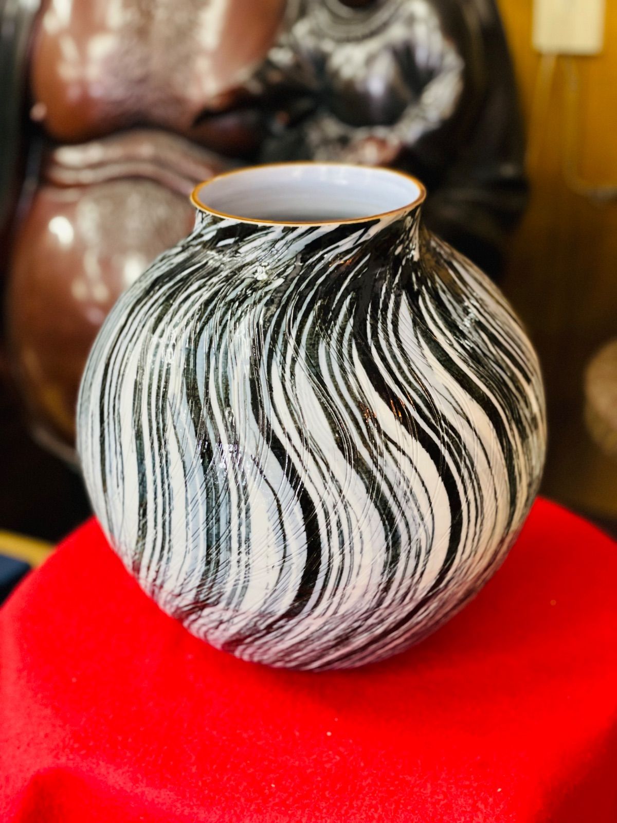 日展作家【草場正人】有田焼 花瓶 日展作家【草場正人】有田焼 花瓶